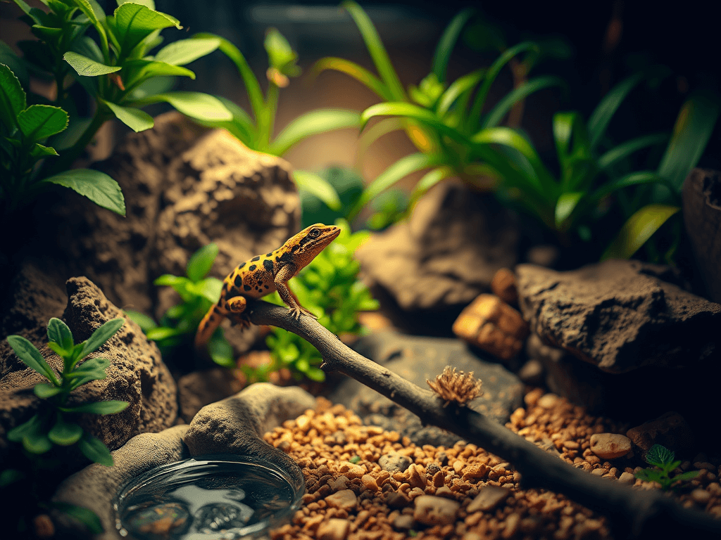 Co powinno znajdować się w terrarium dla gekona?